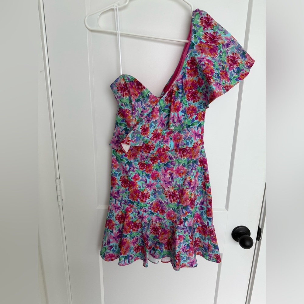 Amanda Uprichard x Revolve - Mckinnon Dress in Formosa - Size XS - Picture 7 of 9